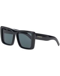 Saint Laurent - Sunglasses 'Sl 900' With Logo Lettering On Nylon T - Lyst