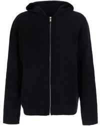 Rick Owens - Hooded Sweatshirt With Fixed Hood And Front Zip Closure - Lyst