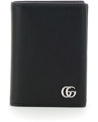 Gucci - Card Holder With Double G Detail On The Front - Lyst