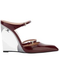 Gucci - Wedge Leather Mule - Lyst