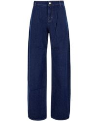 Max Mara - Pants With Belt And Pockets - Lyst