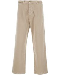 Cultura - Pants With Logo Patch - Lyst