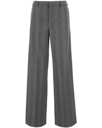 PT Torino - High-Waisted Pants With Side Pockets - Lyst
