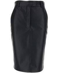 Le Plain - Skirt With Hidden Closure On The Front - Lyst