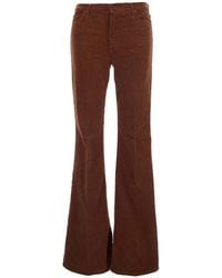 Mother - The Doozy Pants With Elastane And Cotton - Lyst