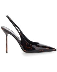 Paris Texas - Slingback Pumps Lidia Patent Calfskin - Lyst