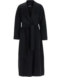 Max Mara - Cappotto 'Elisa' Con Revers Classici E Cintura - Lyst