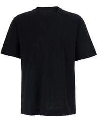 Fendi - Crew Neck T-Shirt With All-Over Ff Motif - Lyst