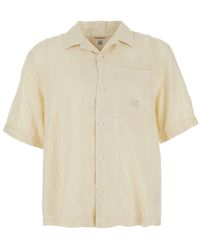 C.P. Company - Shirt With Logo Print On The Front - Lyst