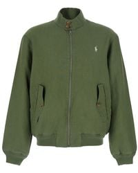 Polo Ralph Lauren - Jacket High-Collar Linen - Lyst