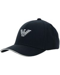 Emporio Armani - Baseball Cap Cotton - Lyst