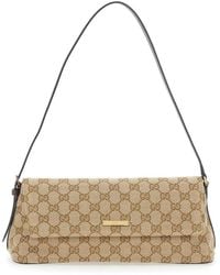 Gucci - 'Madison' Shoulder Bag With Leather Strap And Logo Plate On The Front - Lyst