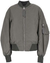 The Attico - Giubbotto Bomber Con Chiusura Con Zip Sul Fronte E Una Tasc - Lyst
