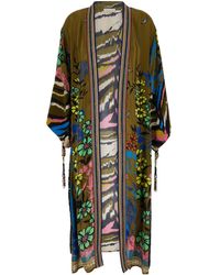 Anjuna - Kimono With Floral Print - Lyst