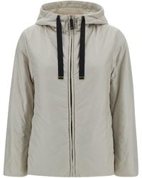 Max Mara - Hooded Jacket With Zip - Lyst