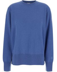 TOTEME - Cashmere Crewneck Sweater With Logo - Lyst