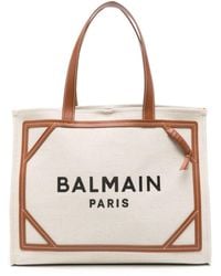Balmain - 'B-Army' Shopper Bag With Logo - Lyst