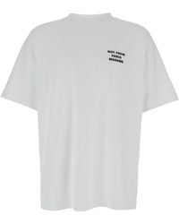 Drole de Monsieur - Crewneck T-Shirt With Slogan Print On The Fron - Lyst