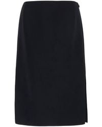 Fendi - Skirt With Side Zip Closure - Lyst