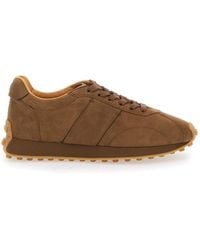 Tod's - Sneaker Low Top Con Dettaglio Tacchetti Su Tallone E Suola - Lyst