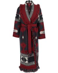 Alanui - Cardigan Con Scollo A Scialle E Cintura - Lyst