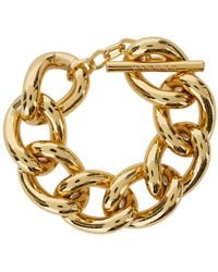 P.A.R.O.S.H. - Bracciale A Catena Con Chiusura Con Gancio Con Logo - Lyst