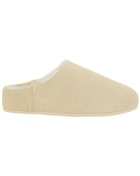 UGG - 'Elea' Mules With Logo Lettering On The Side And Shearling Lining - Lyst