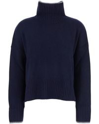 Pinko - Maglione Con Collo Alto E Logo Sul Retro - Lyst