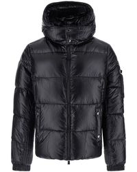 Tatras - 'Belbo' Down Jacket With Removable Hood And Logo Patch On - Lyst