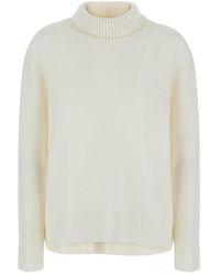 Lisa Yang - Heidi Sweater With V-Neck And Long Sleeves - Lyst