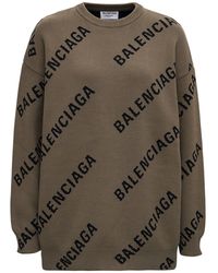 balenciaga logo sweater sale