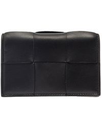 Bottega Veneta - Porta Biglietti Da Visita 'Cassette' Con Motivo Intrecc - Lyst