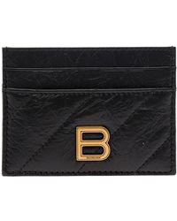 Balenciaga - 'Crush' Card-Holder With B Logo - Lyst