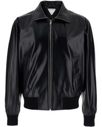 Bottega Veneta - Bomber Jacket With Two Front Welt Pockets - Lyst