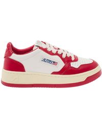 Autry - 'Medalist' And Low Top Sneakers With Logo Patch - Lyst