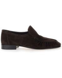 The Row - Loafers With Almond Toe And Low Heel - Lyst