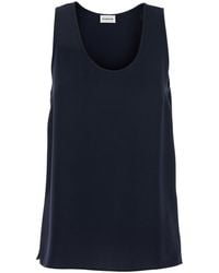 P.A.R.O.S.H. - P.A.R.O..H. Sleeveless Top With Round Neck - Lyst