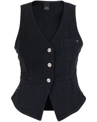 Pinko - Gilet Gardener Cotton - Lyst