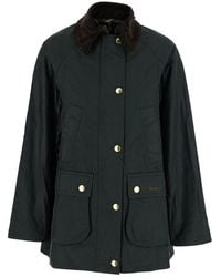 Barbour - 'Modern Beadnell' Jacket With Embroidered Logo On The Front - Lyst