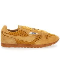 Autry - 'Windspin Low' Sneaker With Logo On The Side And On The Pu - Lyst