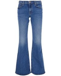 Mother - 'The Jinx Heel' Jeans With High Waist And Flared Cut - Lyst