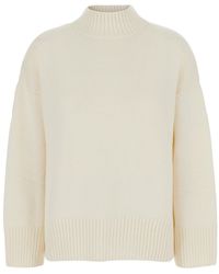 Le Plain - Mock Neck Pullover 5Gg With High Collar And Long Sleeves - Lyst