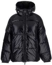 Pyrenex - Piumino 'Sten' Con Cappuccio Con Coulisse E Patch Logo Sulla M - Lyst