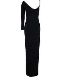 Elisabetta Franchi - Long Dress V-Neck - Lyst