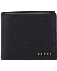 Gucci - Portafoglio Bi-Fold Con Dettaglio Logo - Lyst
