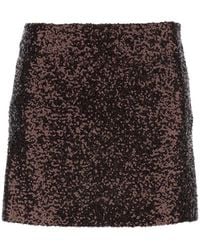 Le Plain - Fabric Skirt With All-Over Sequins For - Lyst