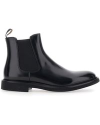 Doucal's - 'Chelsea' Boots With Elasticated Side Details And Low H - Lyst