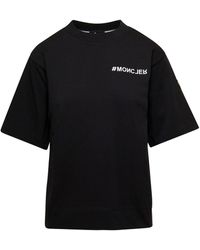 3 MONCLER GRENOBLE - Crewneck T-Shirt With Logo - Lyst