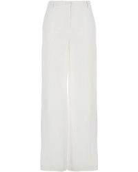 Plain - Trousers With Wide Leg - Lyst