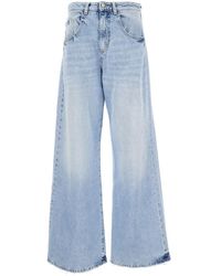ICON DENIM - Light Wide Leg Jeans - Lyst